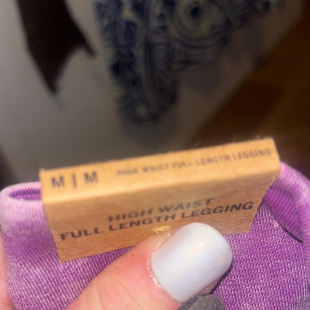 Pink by Victoria Secret Active Purple Leggings - Picture 7 of 7